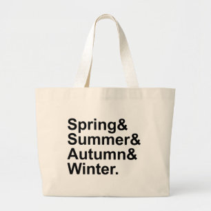 Bolso De Tela Gigante Primavera Verano Otoño Invierno   Cuatro Estacione