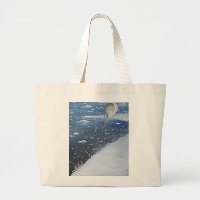 Bolso De Tela Gigante Primer aeronauta de capitán Scott la Antártida. (Frente)