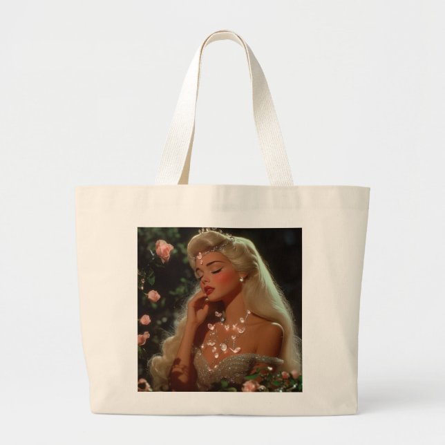 Bolso De Tela Gigante Princesa (Frente)