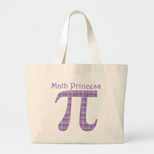 Bolso De Tela Gigante Princesa de matemáticas Lavendar.png