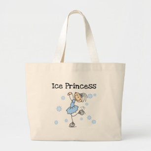 BOLSO DE TELA GIGANTE PRINCESA DEL PATINAJE DE HIELO