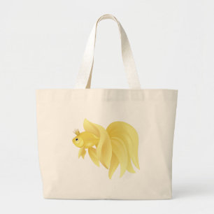Bolso De Tela Gigante Princesa pez dorado
