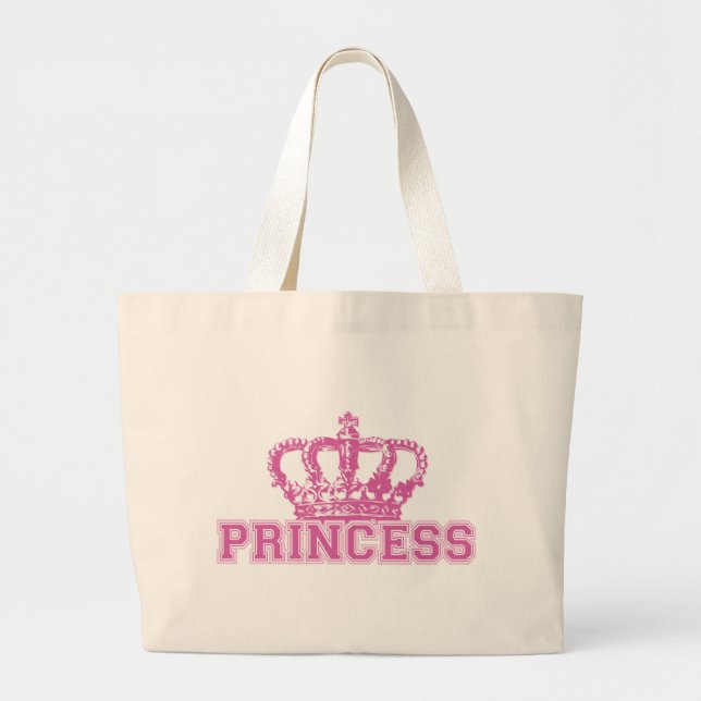 Bolso De Tela Gigante Princesa Real (Frente)