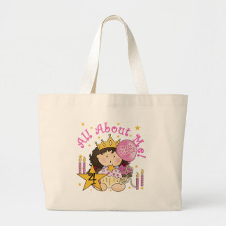 Bolso De Tela Gigante Princesa todo sobre mí camisetas de cumpleaños