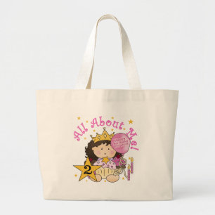 Bolso De Tela Gigante Princesa todo sobre mí segundo cumpleaños