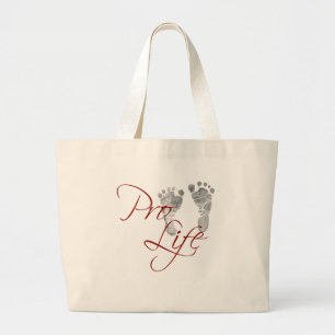Bolso De Tela Gigante Pro Life