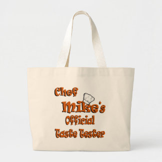 Bolso De Tela Gigante Probador de gusto del chef Mike