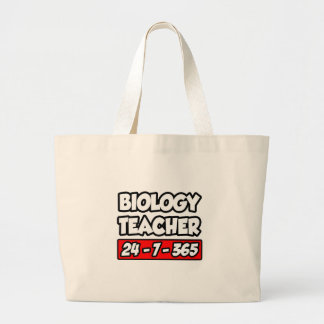 Bolso De Tela Gigante Profesor de Biología 24-7-365