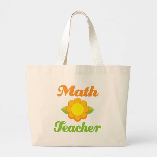 Bolso De Tela Gigante Profesor de matemáticas (Frente)