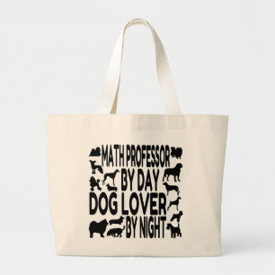 Bolso De Tela Gigante Profesor de matemáticas de Dog Lover