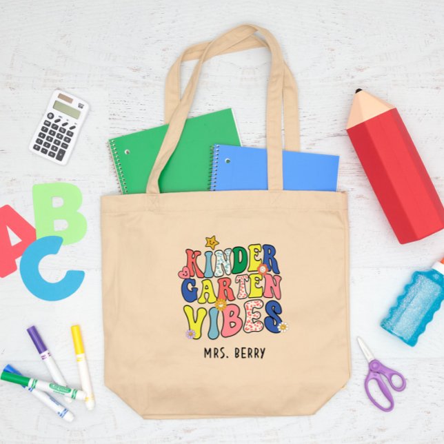 Bolso De Tela Gigante Profesor Retro de Vibes de Infantil (Subido por el creador)