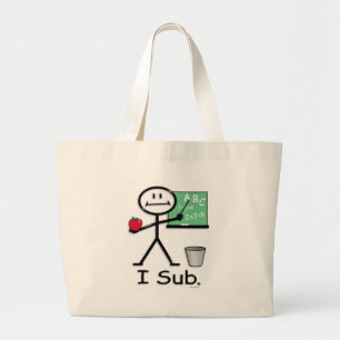 Bolso De Tela Gigante Profesor sustituto