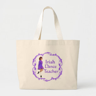 Bolso De Tela Gigante Profesora de Danza Irlandesa - Morado