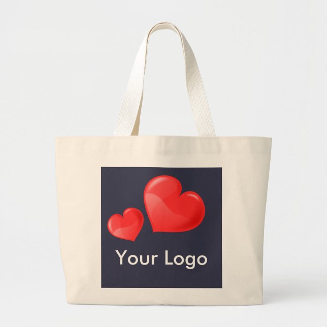 Bolso De Tela Gigante Promoción de grupo de negociosBolsa Tote! (Frente)