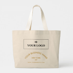 Bolso De Tela Gigante Promocion de su sitio web de nombre comercial con