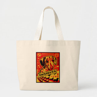 Bolso De Tela Gigante Propaganda del Dachshund