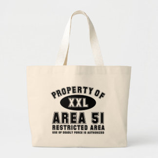 Bolso De Tela Gigante Propiedad del área 51