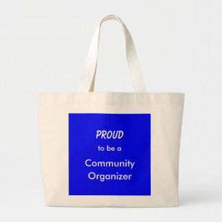 Bolso De Tela Gigante Proud2Be un organizador de la comunidad (tote)