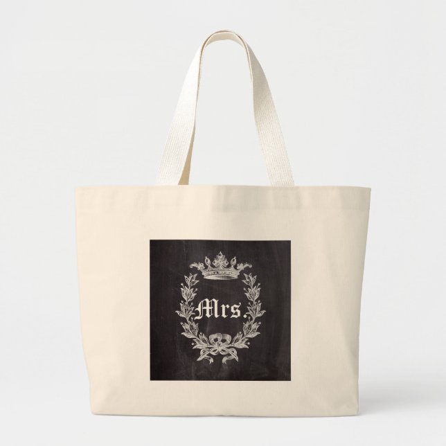 Bolso De Tela Gigante Próxima dama de honor de la luna de miel (Frente)