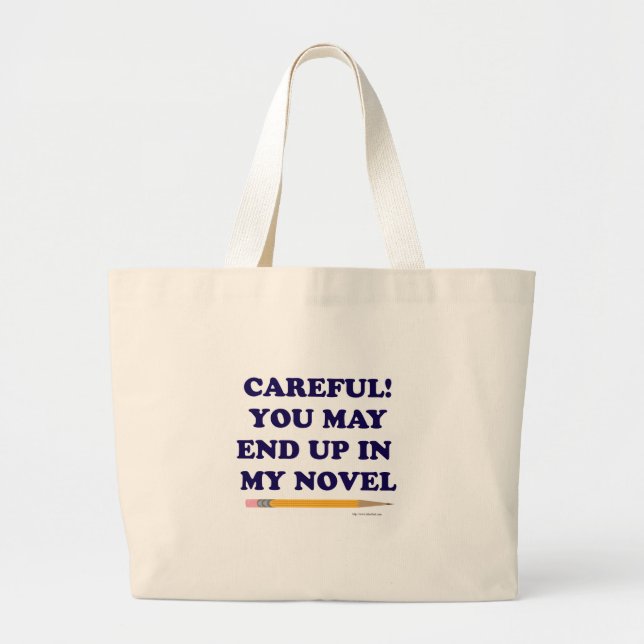 Bolso De Tela Gigante Puedes Terminar En Mi Nuevo Lema De Autor (Frente)