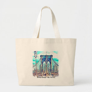 Bolso De Tela Gigante Puente de Brooklyn