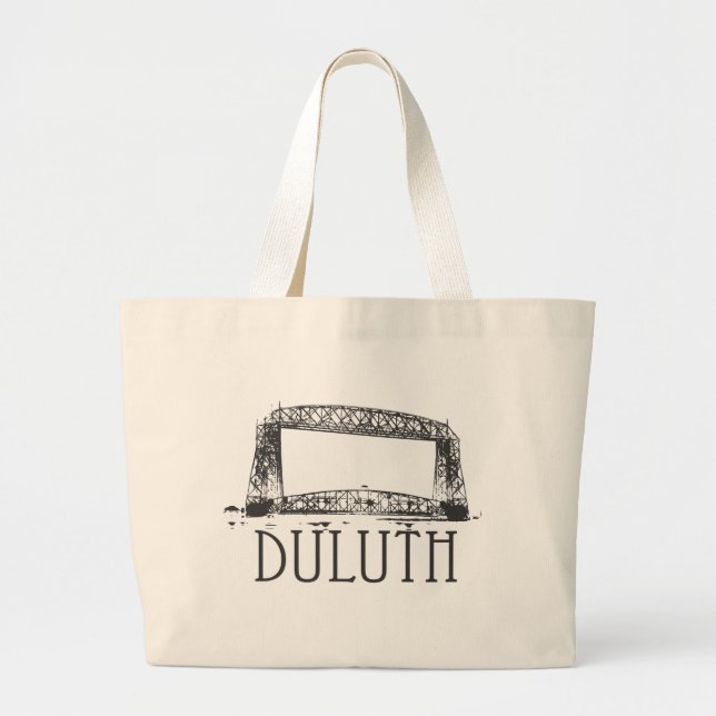 Bolso De Tela Gigante Puente del elevador aéreo de Duluth (Frente)