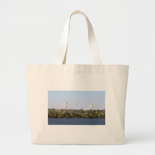 Bolso De Tela Gigante Puente Lewis y Clark (Frente)