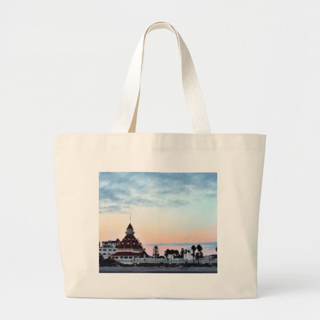 Bolso De Tela Gigante Puesta del sol de Del Coronado (Frente)