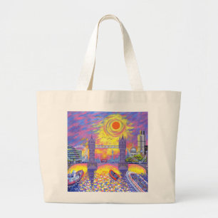 Bolso De Tela Gigante Puesta del sol: Piscina de Londres 2013