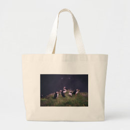 Bolso De Tela Gigante Puffins atlánticos