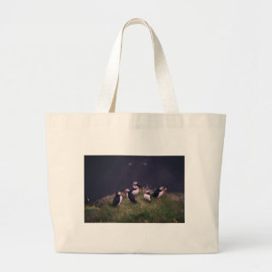 Bolso De Tela Gigante Puffins atlánticos