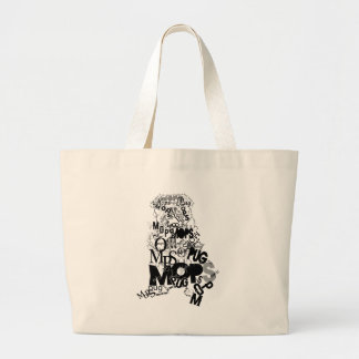 Bolso De Tela Gigante Pug de tipos