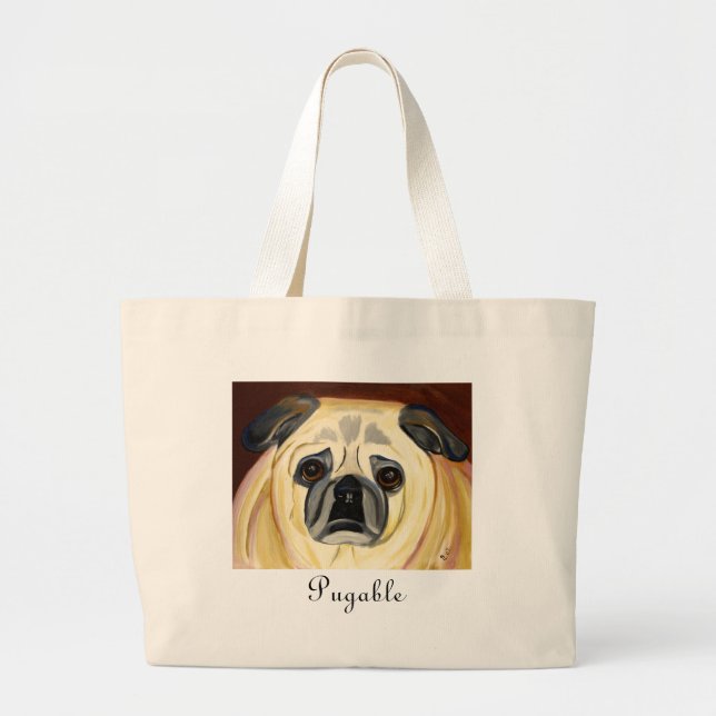 Bolso De Tela Gigante Pugable (Frente)