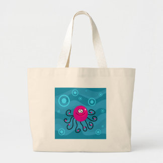 Bolso De Tela Gigante Pulpo enrrollado