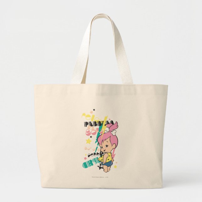 BOLSO DE TELA GIGANTE PUNK PEBBLES™ 80 (Frente)