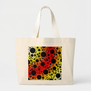 Bolso De Tela Gigante Puntos de burbuja espacial - WYR de calor