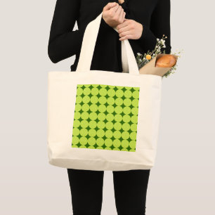 Bolso De Tela Gigante Puntos de polka y diamantes de Shirley Taylor
