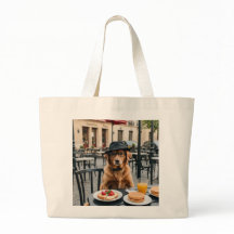 Pup parisino - Café Moda Tote Bag
