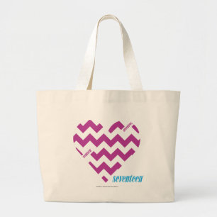 Bolso De Tela Gigante Púrpura 2 del zigzag