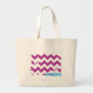 Bolso De Tela Gigante Púrpura 3 del zigzag