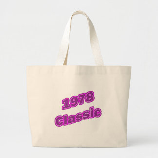 Bolso De Tela Gigante Púrpura clásica 1978