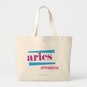 Bolso De Tela Gigante Púrpura del aries