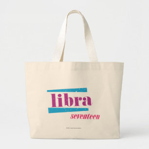 Bolso De Tela Gigante Púrpura del libra