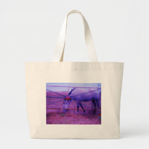 Bolso De Tela Gigante Púrpura propiedad privada caballo