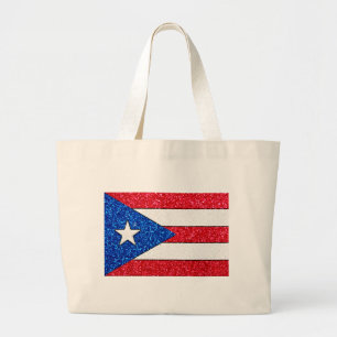 Bolso De Tela Gigante Purpurina Puerto Rico