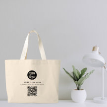 QR Code Business Logo Moderno Negocio Minimalista