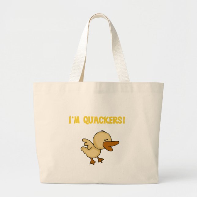 Bolso De Tela Gigante Quackers (Frente)