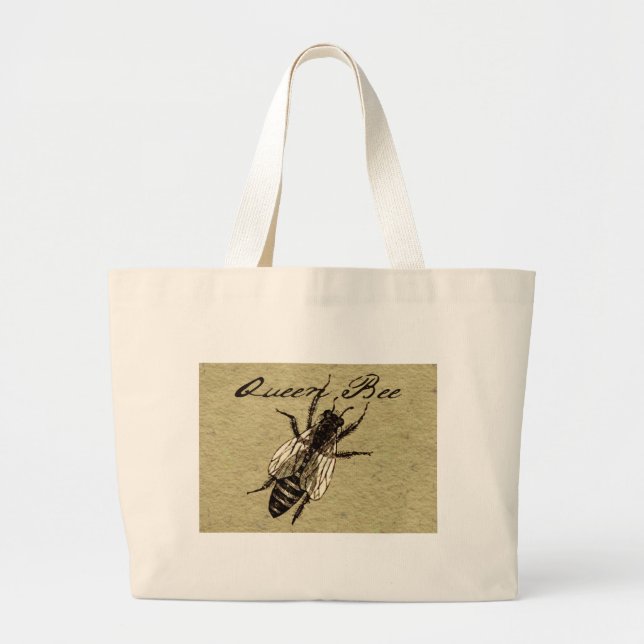 Bolso De Tela Gigante Queen Bee Wildlife Bug Insect (Frente)