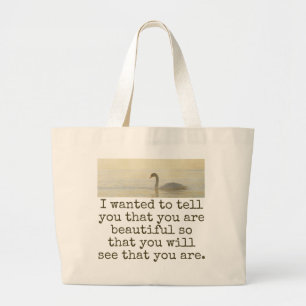 Bolso De Tela Gigante Quería Decirte Eso - Cita De Belleza
