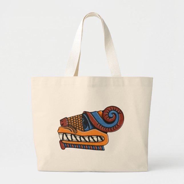 Bolso De Tela Gigante Quetzalcoatl (Frente)